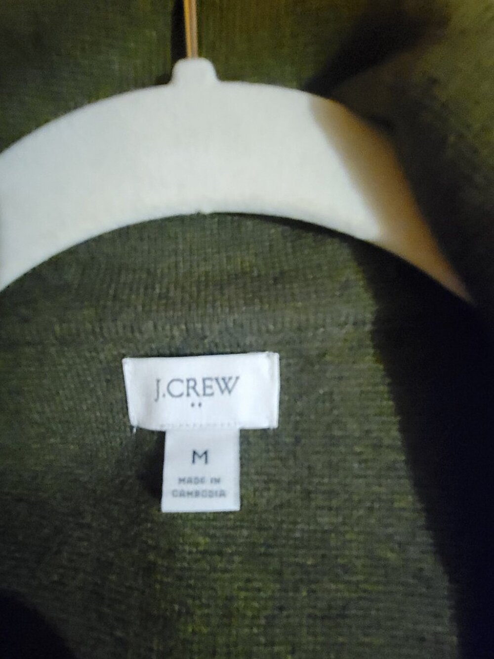 J Crew Factory Loden Schoolboy Sweater Blazer Size M - Picture 3 of 4